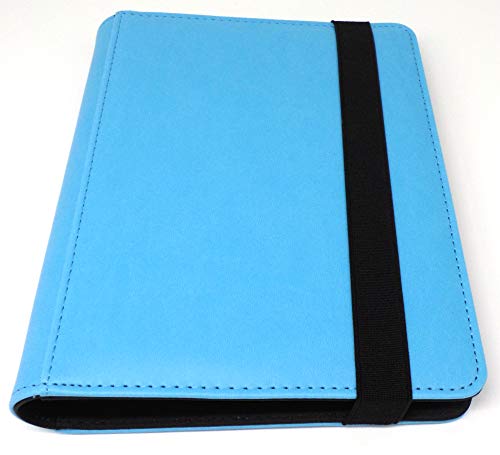 docsmagic.de Pro-Player Premium 4/8-Pocket Album Light Blue - 160 Card Binder - MTG - PKM - YGO - Álbum para Tarjetas Azul Claro