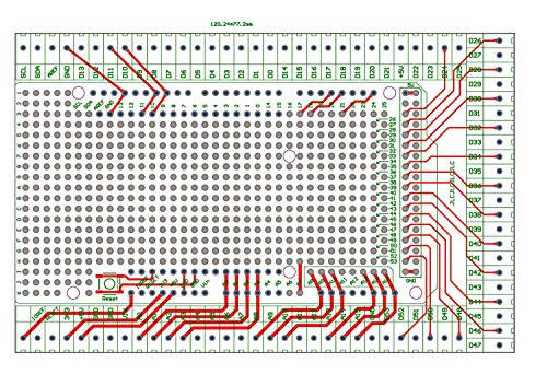 DollaTek Prototype Screw/Terminal Block Shield Board Kit For Arduino Mega 2560 R3 DIY