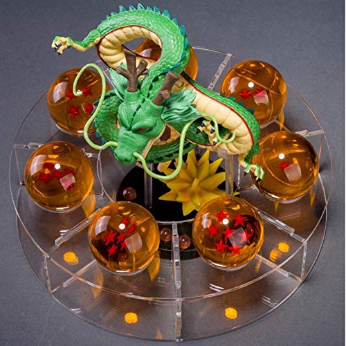 Dominiti Dragonball Z Shenron - Figura de acción de Shenlong Son Goku Sajajajin con 7 bolas de dragón