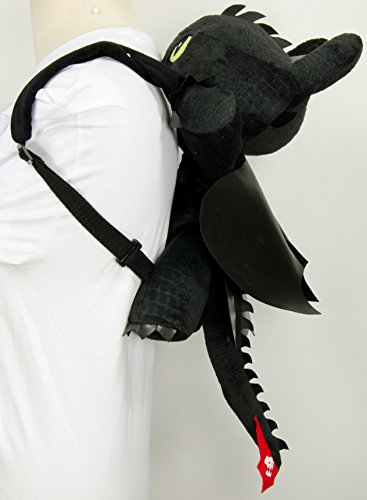 DreamWorks Dragones Desdentao Toothless 3D Peluches Mochila, 60 cm