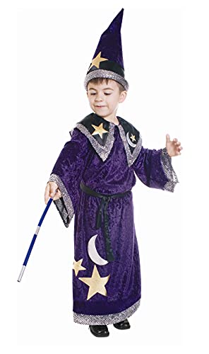 Dress Up America- Disfraz de Mago Infantil, Color 1, 1-2 años (64 cm Cintura, 88 cm Altura) (548-T2)