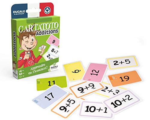 Ducal, le jeu français Cartatoto Additions 10006518 - Juego de Cartas, Educativo, para enseñar y Aprender a Contar (versión en francés)