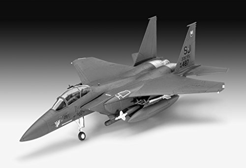 Eagle Revell-F-15E Strike Eagle & Bombs, Kit de Modelo, Escala 1:144 (3972) (03972), 13,2 cm