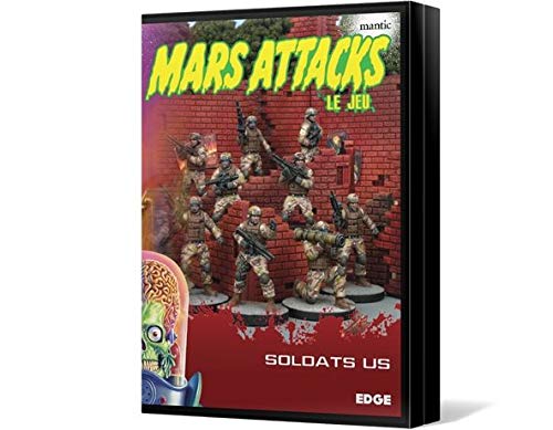 Edge – Mars Attacks versión francesa: soldats Us X10