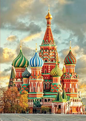 Educa - Catedral de San Basilio, Moscú Puzzle, 1000 Piezas, Multicolor (17998)