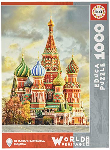 Educa - Catedral de San Basilio, Moscú Puzzle, 1000 Piezas, Multicolor (17998)
