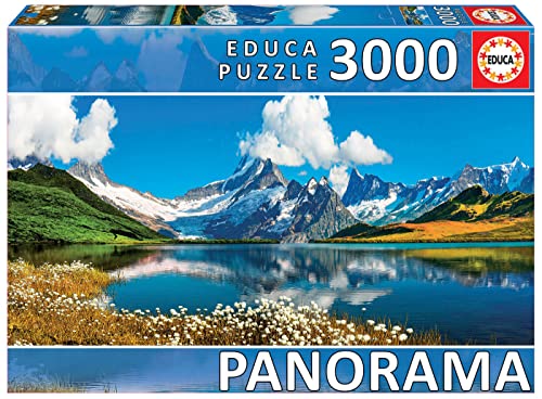 Educa - Lago Bachalpsee, Suiza | Puzzle de 3.000 piezas | Medida aproximada: 120 x 85 cm | Incluye servicio de pieza perdida hasta agotar existencias | A partir de 14 años (19283)