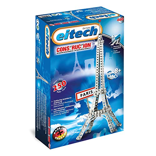 Eitech Eitech-C460 Juego de construcción para niños (C460), Multicolor, Paris-Torre Eiffel