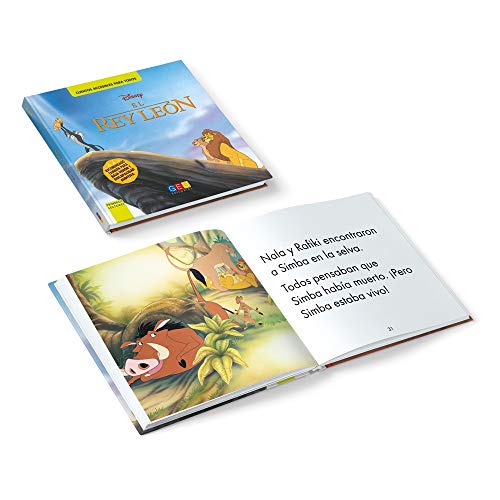 El Rey León Disney Pack Edudiver | Lectura Facilitada y Cuaderno Aprendo Números del 1 al 10