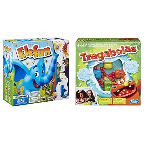 ELEFUN Juego Infantil (B7714175) + Hasbro Gaming Tragabolas (98936B09)
