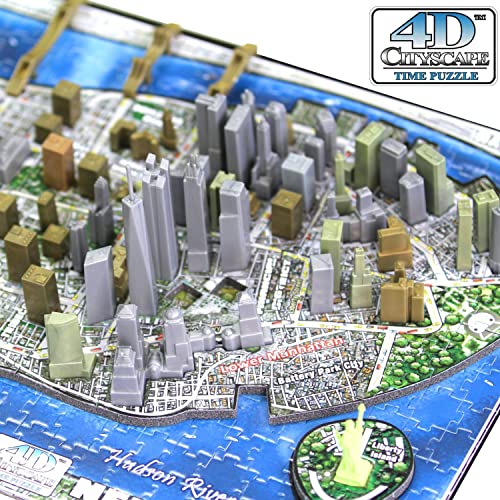 Eleven Force 40010 - Puzzle 4D Ciudades, diseño Nueva York (00502) - Puzzle New York 4D (840)