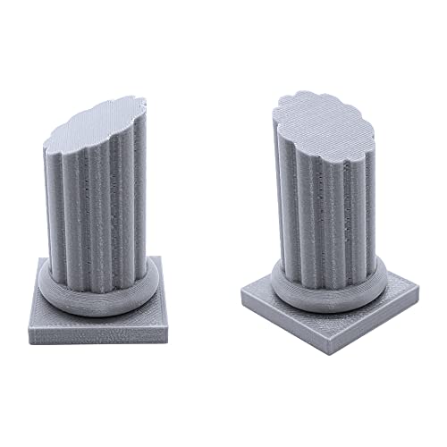 EnderToys Pillars, Terrain Scenery for Tabletop 28mm Miniatures Wargame, 3D Printed and Paintable