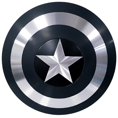Escudo Capitán América Negro - Réplica de metal - Escala 1:1