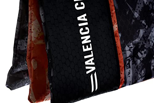 Estuche Valencia CF – 3 Bolsillos Cremallera Simple Rectangular – Medidas 23x11x5 cm Color Negro