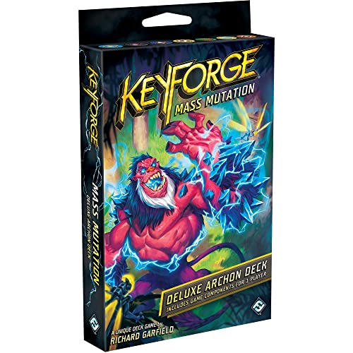 Fantasy Flight Games FFGKF10 KeyForge: Mass Mutation Deluxe Deck, Mixed Colours