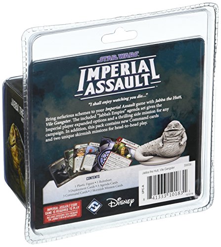 Fantasy Flight Games FFGSWI36 Jabba The Hutt Villain Pack: Star Wars Imperial Assault, Multicolor