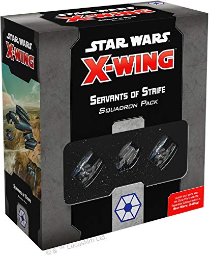 Fantasy Flight Games FFGSWZ29 Star Wars X-Wing 2nd Edition: Servants of Strife Squadron Pack, colores variados , color/modelo surtido