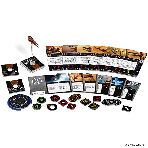 Fantasy Flight Games FFGSWZ47 Star Wars X-Wing 2da edición: Paquete de expansión de Star Wars de Clase Nantex, Colores Variados