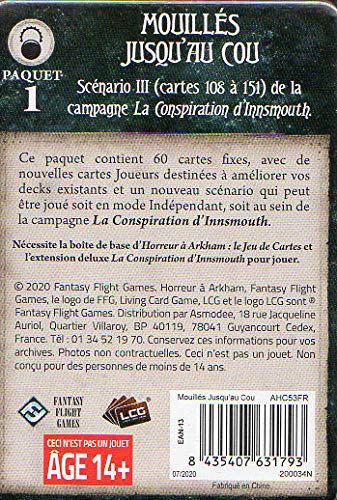 Fantasy Flight Games – Horror a Arkham JCE – 53 – mojados hasta el cuello (Campagne 6)