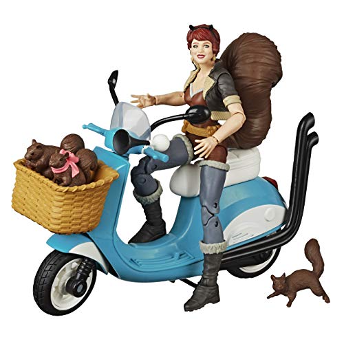Figura con vehículo Squirrel Girl 15 cm. Hasbro. Marvel Legend Series
