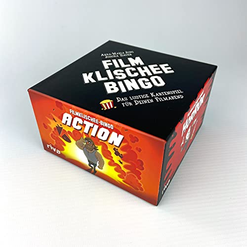 Filmklischee-Bingo: Das lustige Kartenspiel für deinen Filmabend. Gemeinschaftsspiel für Jugendliche und Erwachsene. Das perfekte Geschenk für Filmfans ab 12 Jahren