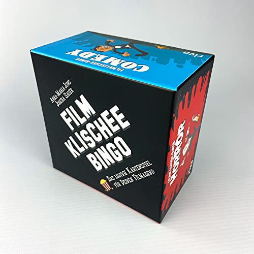 Filmklischee-Bingo: Das lustige Kartenspiel für deinen Filmabend. Gemeinschaftsspiel für Jugendliche und Erwachsene. Das perfekte Geschenk für Filmfans ab 12 Jahren