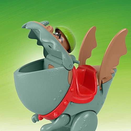 Fisher-Price Gus El Caballero Diminuto Set de juego Catapulta Dragones y Caballeros con figuras, juguete para niños (Mattel HGP55)