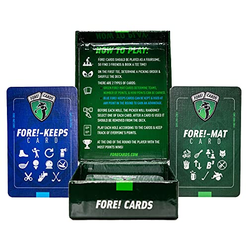 Fore! Cards Juego Bundle - 3 juegos de golf en el campo, toneladas de diversión!