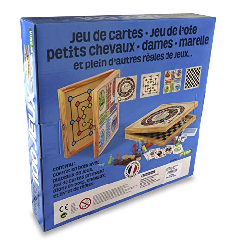 France Cartes – 527600 – Caja de Madera 100 Juegos