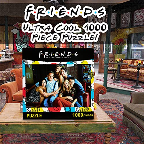 Friends Puzzle 1000 Piezas y Pack de 4 Jigsaw Puzzle 250 Piezas, Friends Regalos (1000 Piezas)