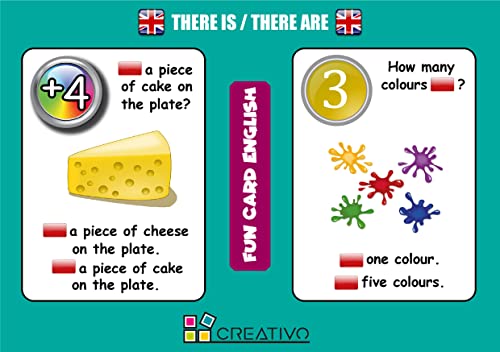 Fun Card English THERE IS/THERE ARE (Grammar and Vocabulary Flashcards + Exciting Game)