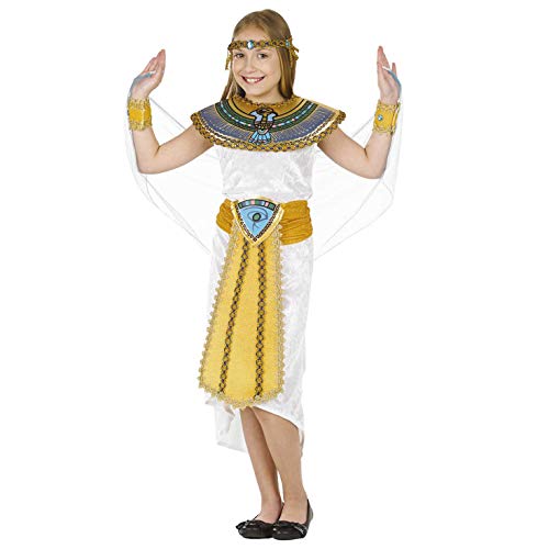 Fun Shack Disfraz Egipcia Niña Faraona, Disfraz Carnaval Niña Disponible en Talla M