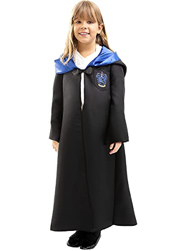 Funidelia | Disfraz Ravenclaw Harry Potter Oficial para niño y niña Talla 10-12 años ▶ Hogwarts, Magos, Películas & Series - Color: Negro - Licencia: 100% Oficial