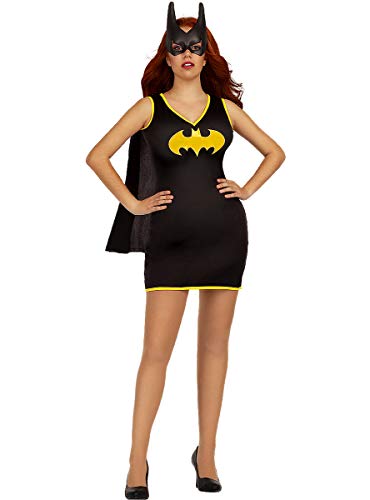 Funidelia | Vestido de Batgirl Oficial para Mujer Talla XS ▶ Barbara Gordon, Superhéroes, DC Comics - Color: Negro - Licencia: 100% Oficial - Divertidos Disfraces y complementos