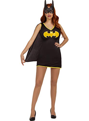 Funidelia | Vestido de Batgirl Oficial para Mujer Talla XS ▶ Barbara Gordon, Superhéroes, DC Comics - Color: Negro - Licencia: 100% Oficial - Divertidos Disfraces y complementos