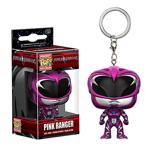 Funko 12348 Power Rangers Movie 12348 "Pocket POP Pink Ranger Keychain