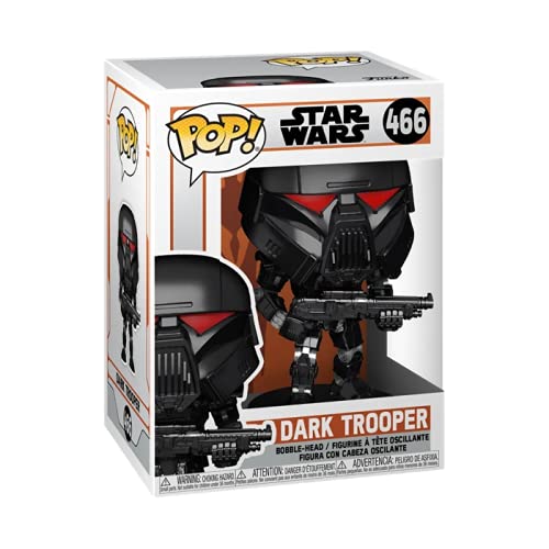Funko 58289 POP Star Wars Mandalorian- Dark Trooper (Battle)
