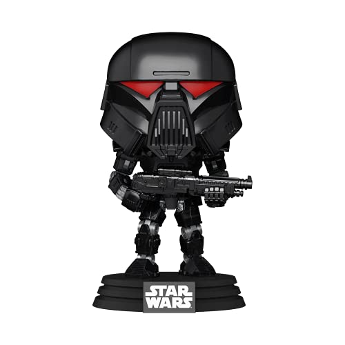 Funko 58289 POP Star Wars Mandalorian- Dark Trooper (Battle)