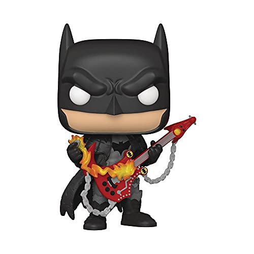 Funko- Pop DC Heroes: Death Metal Batman con Guitarra Figura DE Vinilo, Multicolor (54718)