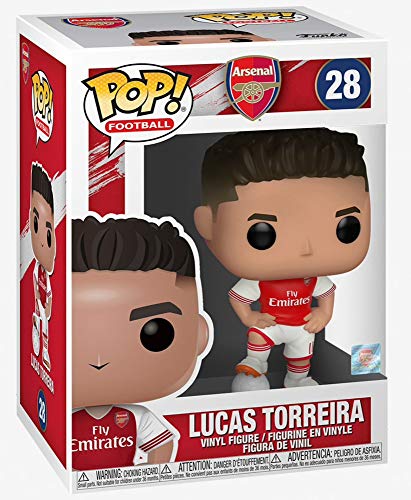 Funko - Pop! Football: Arsenal - Lucas Torreira Figura De Vinil, Multicolor (42793)