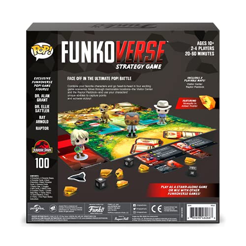 Funko Pop Funkoverse Strategy Game: Jurassic Park 100 #46066