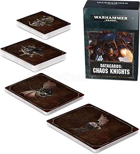 Games Workshop Warhammer 40k - Datacards V.8 Caballeros del Caos(FR)