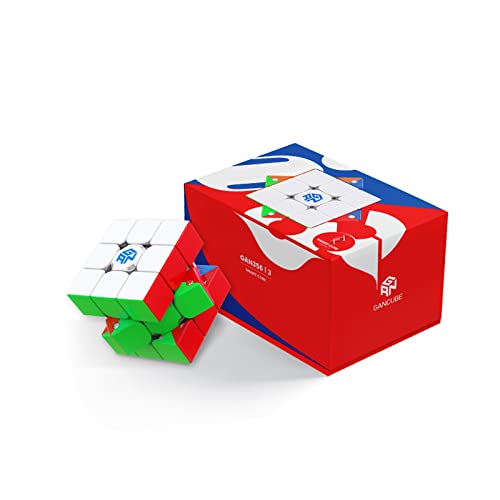 GAN 356 i 3 Stickerless Speed Cube, 3x3 Smart Cube 356 i3 Gans Magnetic Cube Intelligent Tracking Timing Movements Steps with CubeStation App Cube Puzzle Toys Robot Not Included