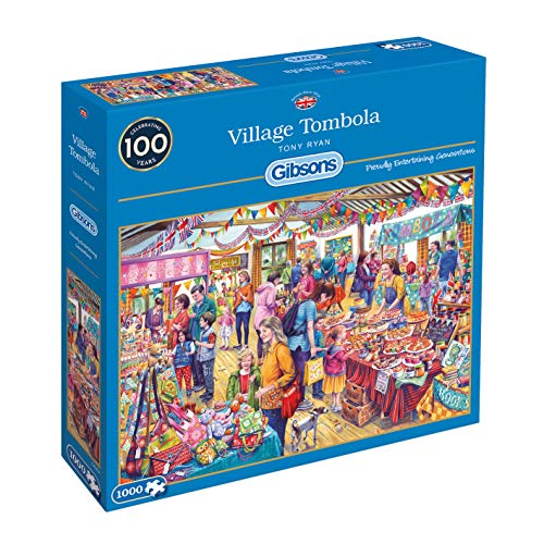 Gibsons Village Tombola-Puzzle (1000 Piezas), Color sí. (GIBG6254)