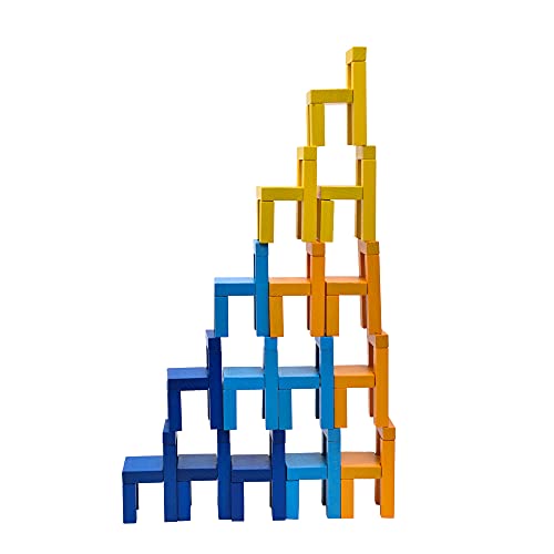 Goki- Juegos de acción y reflejosJuegos de habilidadGOKIJuego de Equilibrio, Las sillas, Multicolor (56929)