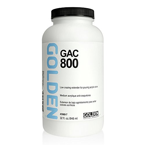 Golden Acrylic Medium: 946ml. GAC 800 Polímero Acrílico Reductor del Agrietamiento