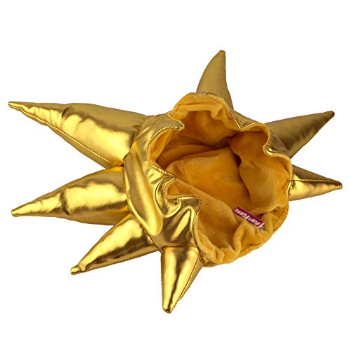 Gorro Sombrero de Felpa Peluca Oro para Goku Bola del dragón Accesorio de Disfraz Carnival para niños Adultos (S/M (3-5 años))