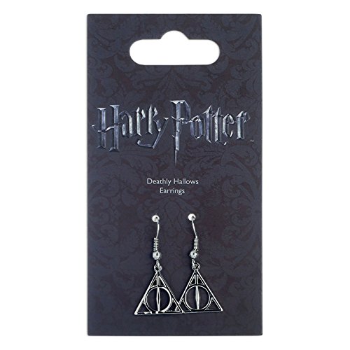Harry Potter pendientes Reliquias de la muerte plateado longitud 3,3cm adorno