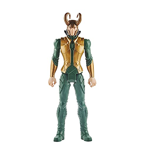 Hasbro Avengers - Loki (Action Figure 30 cm con Blaster Titan Hero Blast Gear)