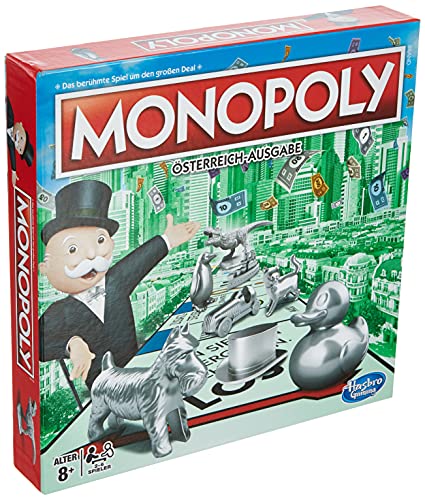 Hasbro Gaming C1009156 Monopoly Classic - Juego Familiar Austriaco